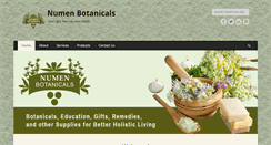 Desktop Screenshot of numenbotanicals.com